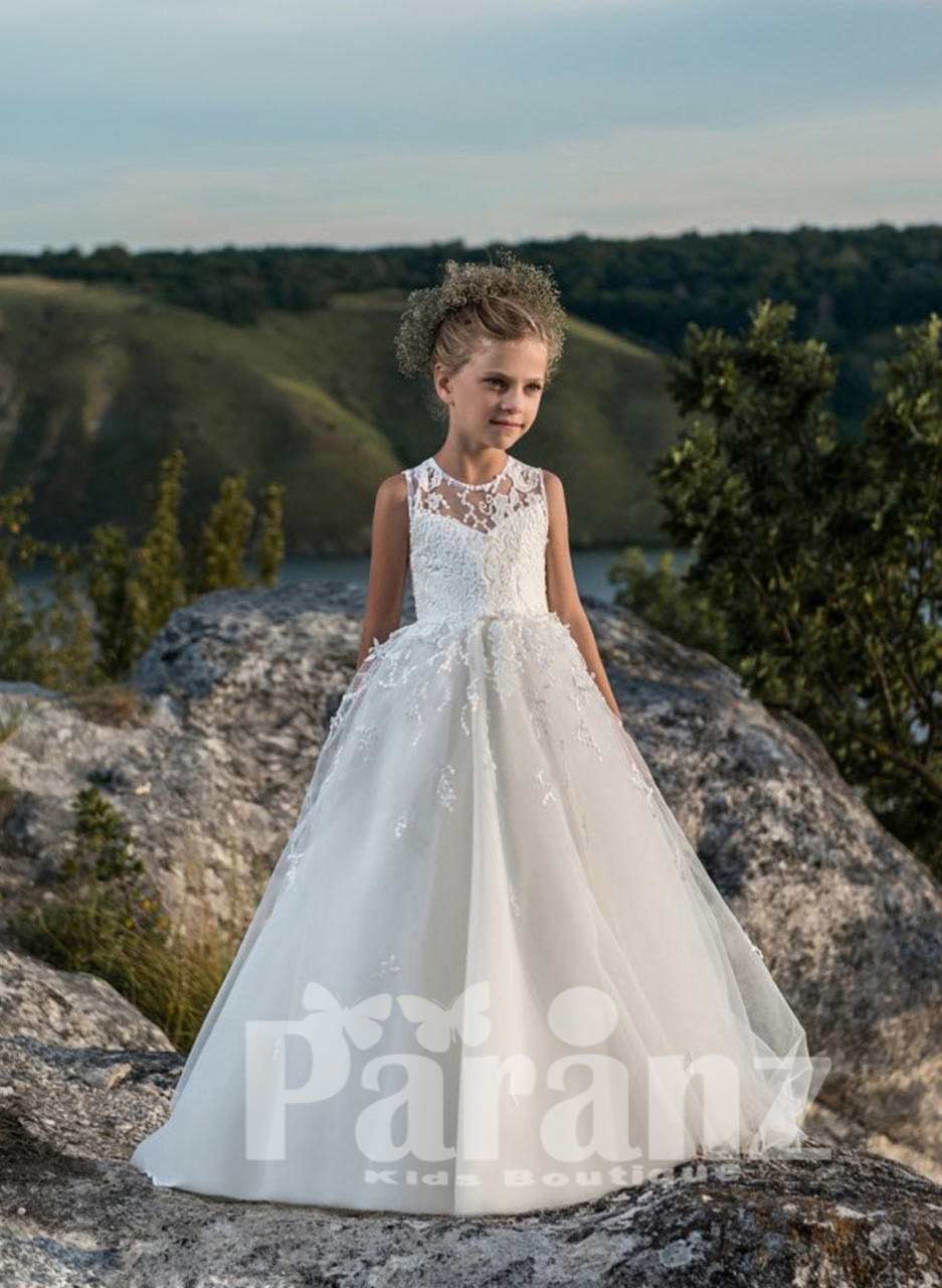 pure white gown