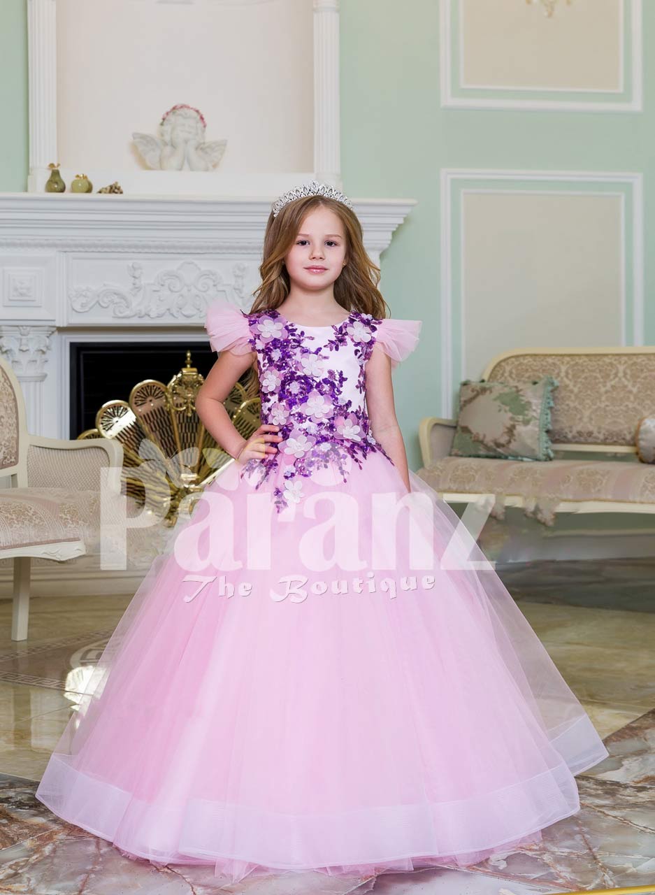 pink tulle baby dress