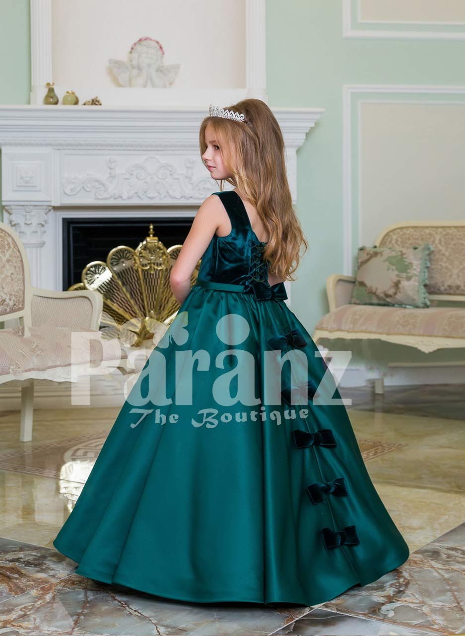 deep green gown