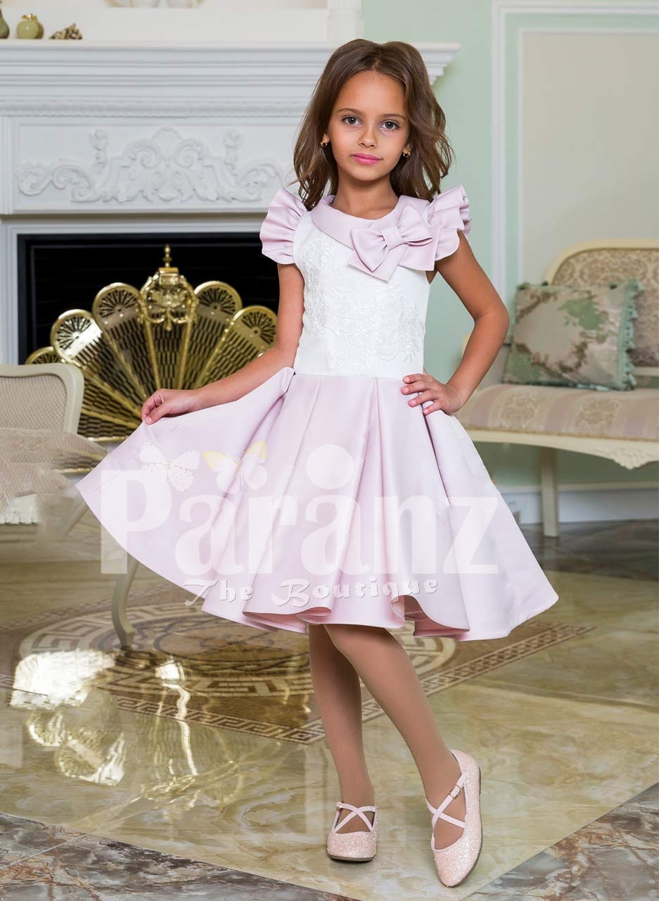 white tea party dress