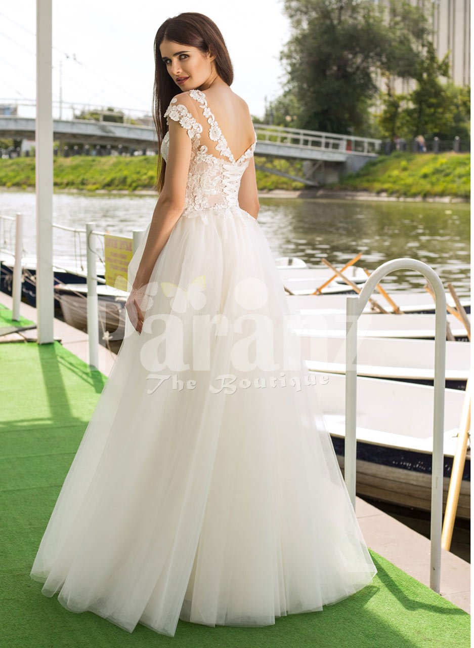 white skirt wedding
