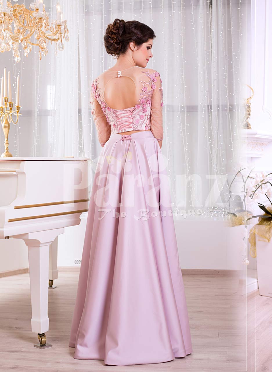 silk satin gown