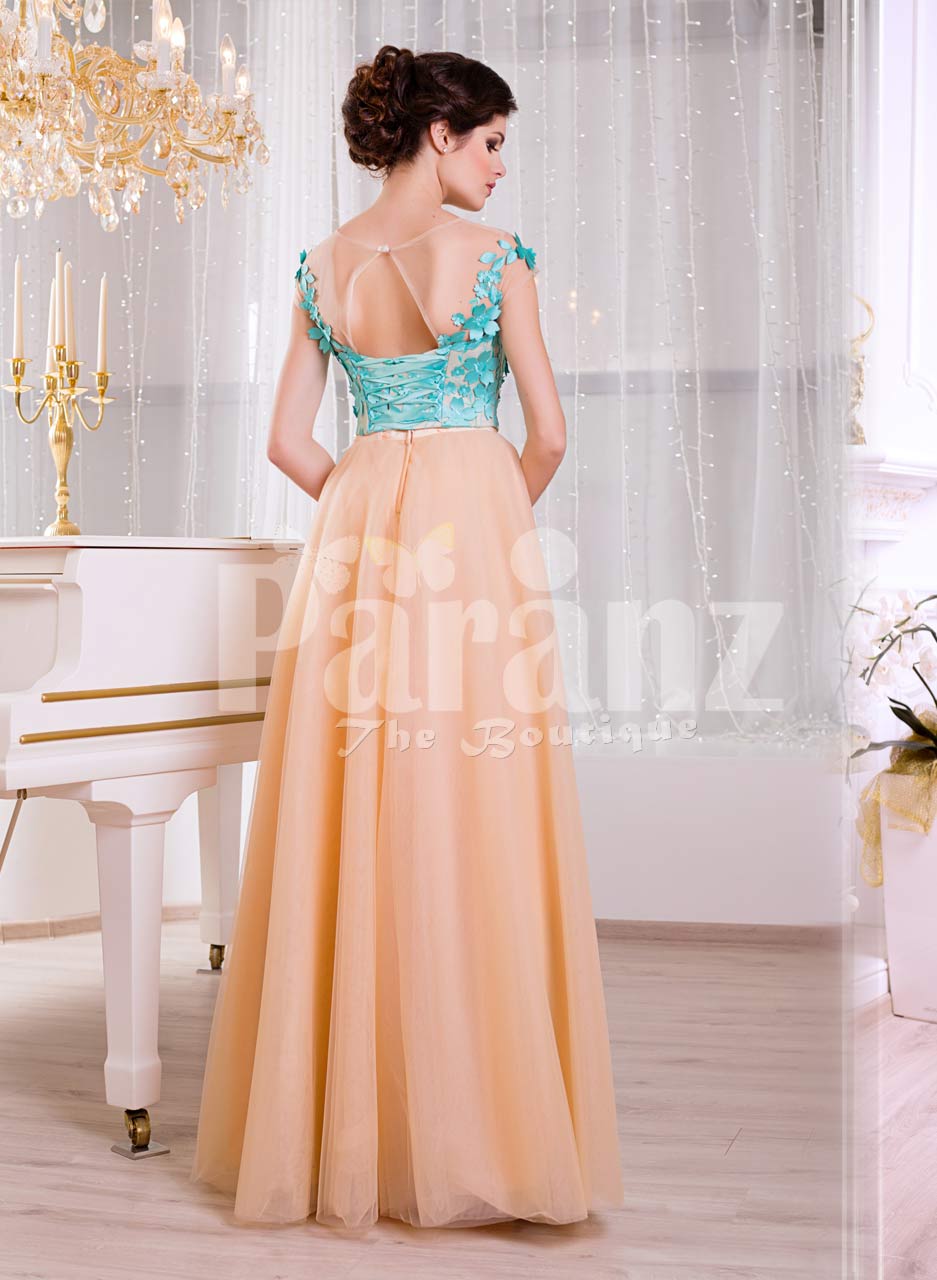 long stylish gown
