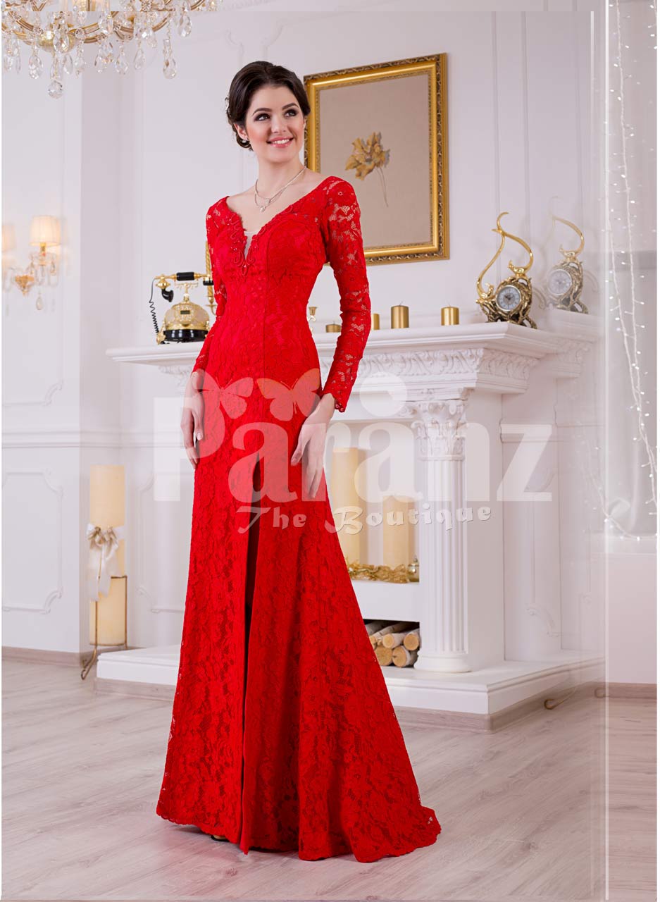 lace work dress