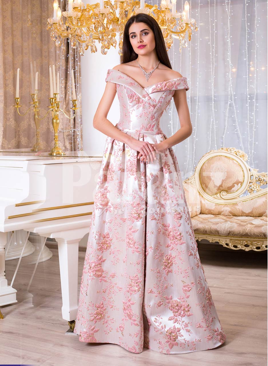 pink gown designs