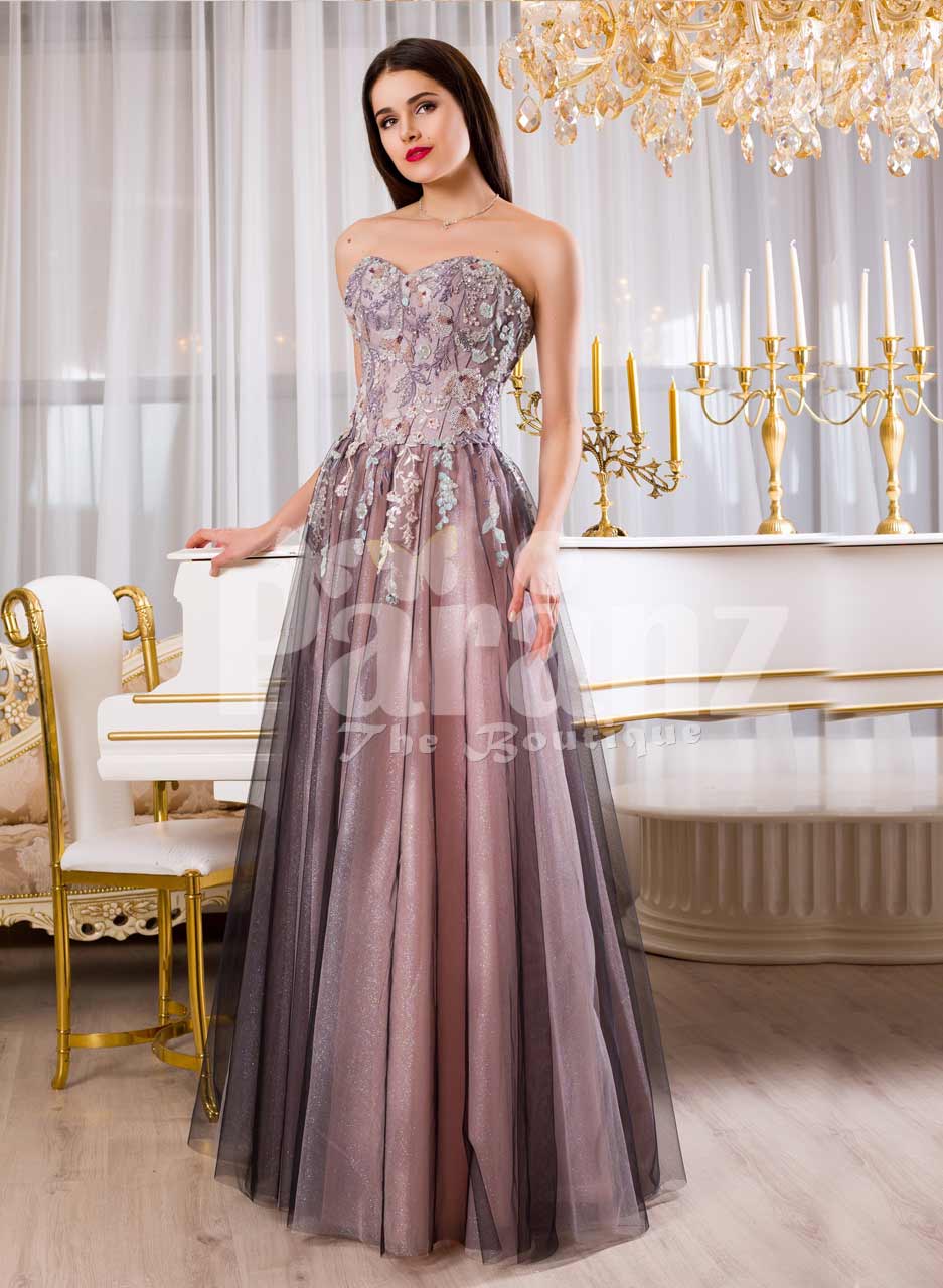 elegant off the shoulder evening gowns