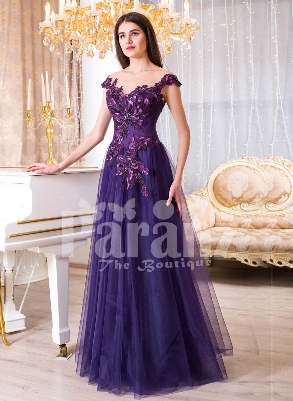 soft purple dress