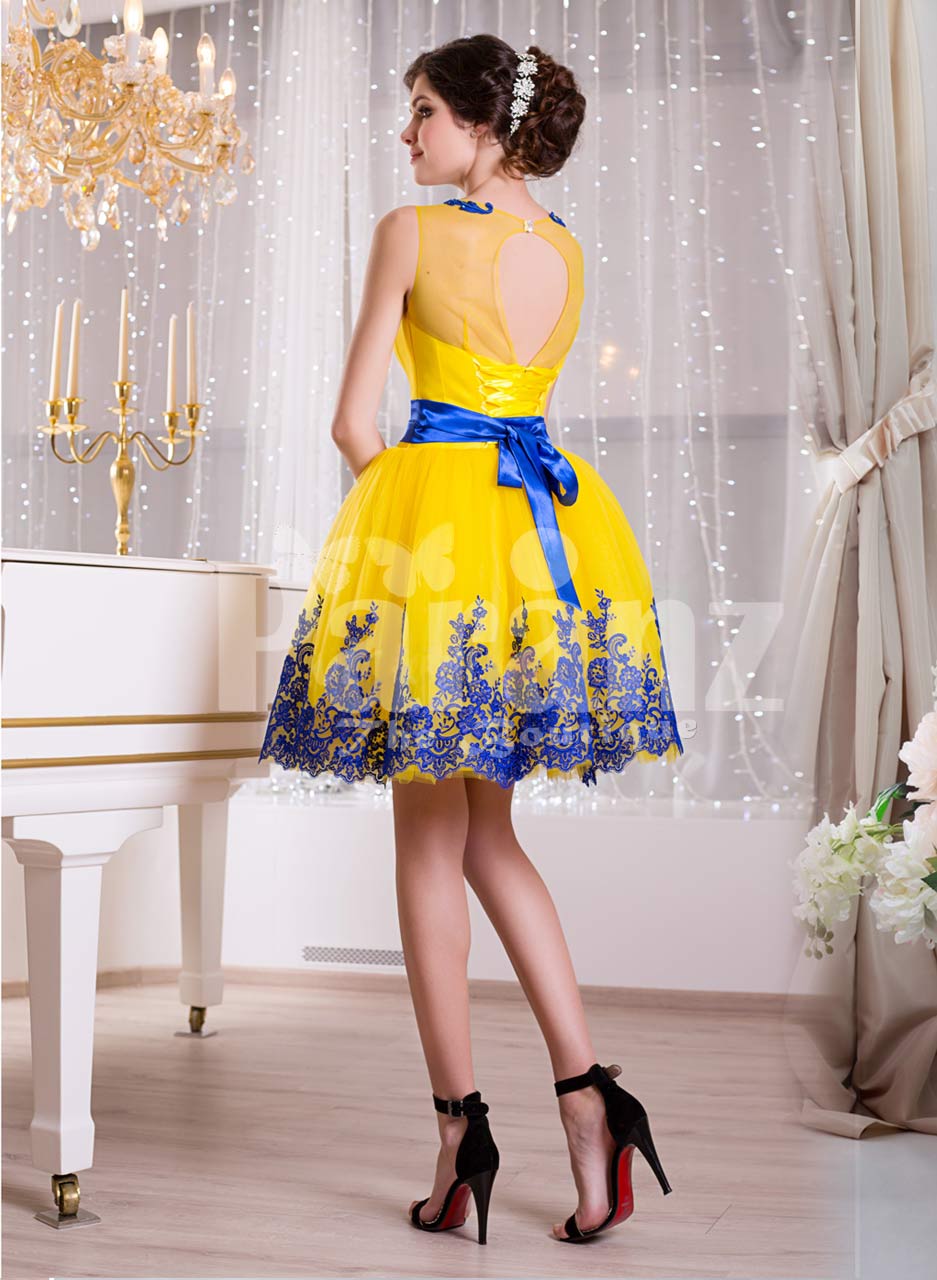 dress yellow and blue