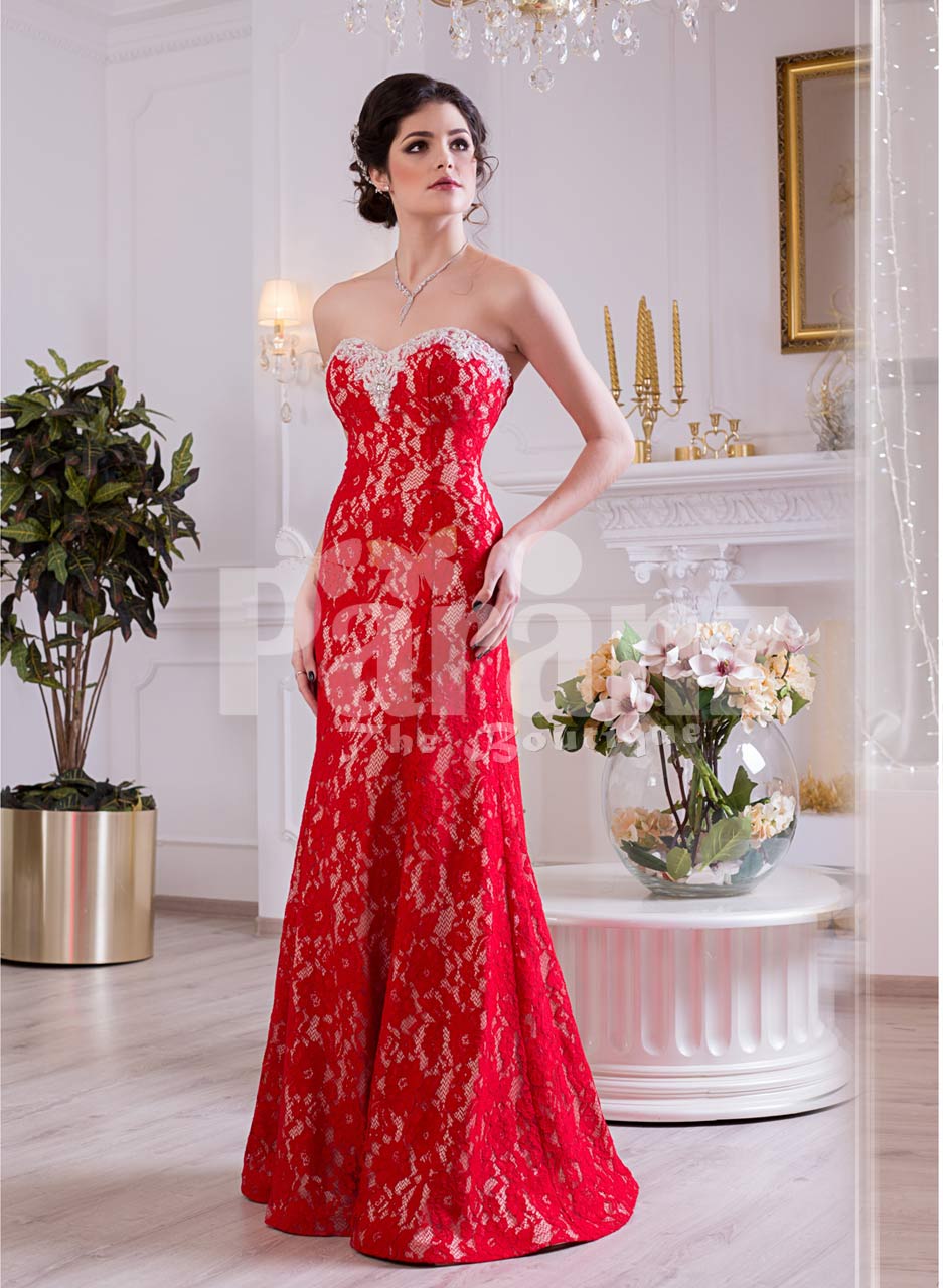 mermaid style evening gowns