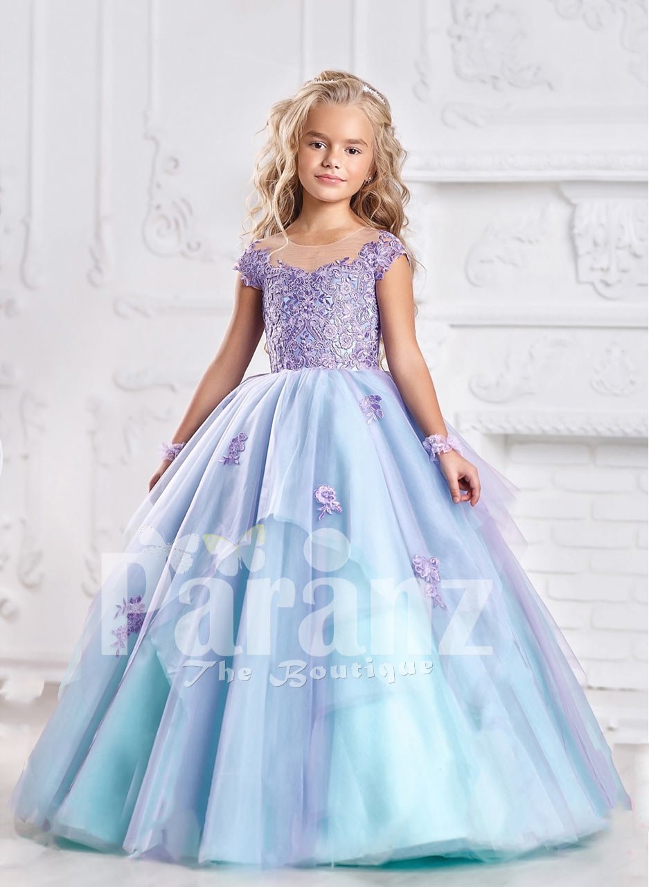 girls in formal dress